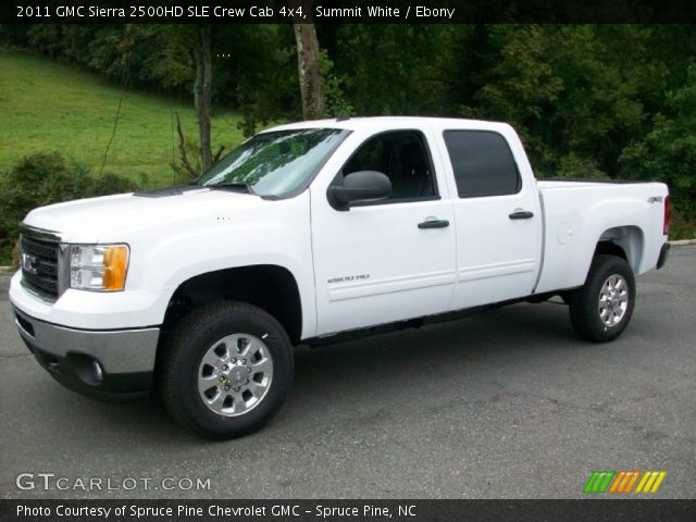 2011 GMC Sierra 2500HD SLE Crew Cab 4x4 in Summit White