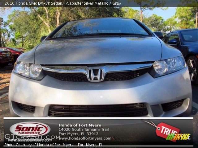 2010 Honda Civic DX-VP Sedan in Alabaster Silver Metallic
