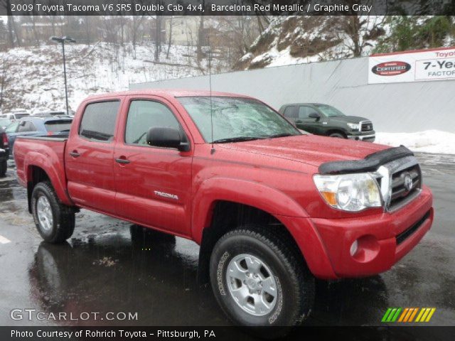 2009 Toyota Tacoma V6 SR5 Double Cab 4x4 in Barcelona Red Metallic