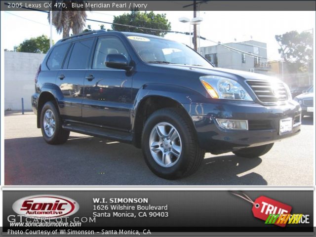 2005 Lexus GX 470 in Blue Meridian Pearl