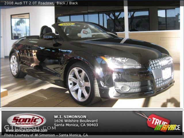 2008 Audi TT 2.0T Roadster in Black