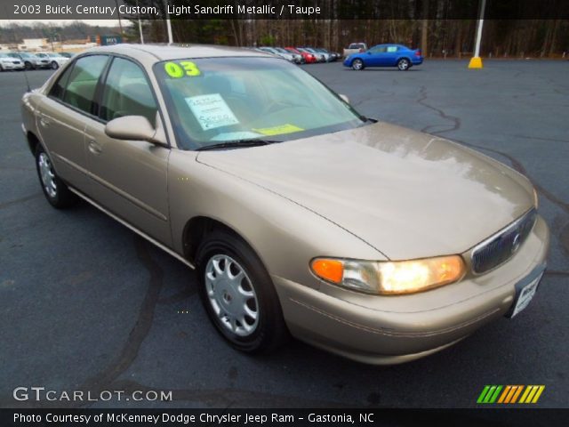 2003 Buick Century Custom in Light Sandrift Metallic