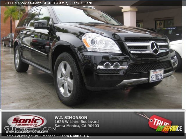 2011 Mercedes-Benz GL 450 4Matic in Black