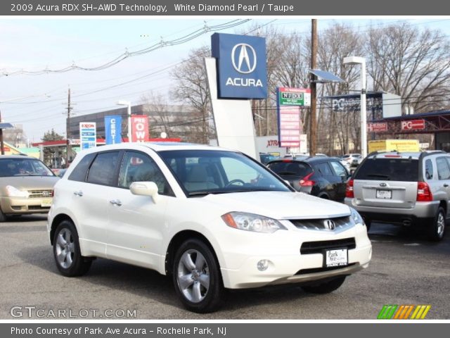 2009 Acura RDX SH-AWD Technology in White Diamond Pearl
