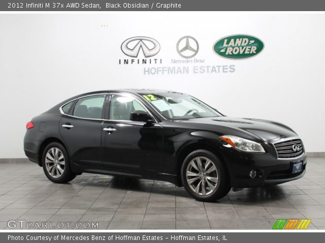 2012 Infiniti M 37x AWD Sedan in Black Obsidian