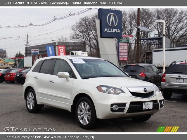 2010 Acura RDX SH-AWD Technology in White Diamond Pearl