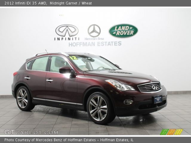 2012 Infiniti EX 35 AWD in Midnight Garnet