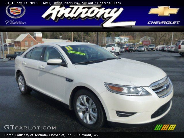 2011 Ford Taurus SEL AWD in White Platinum Tri-Coat