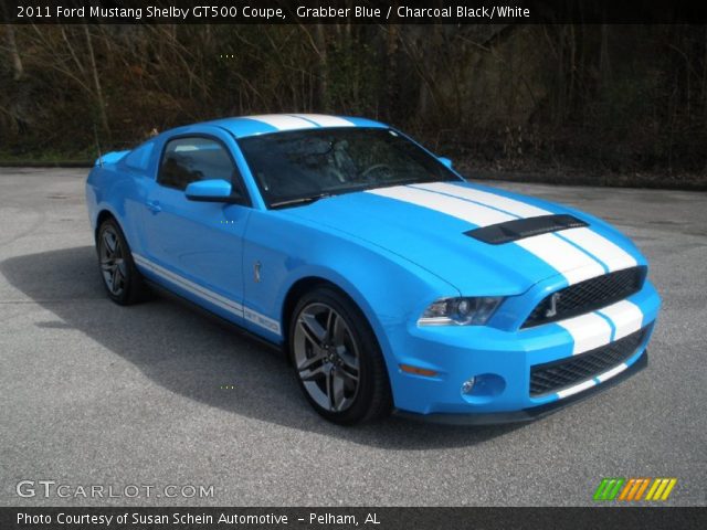 2011 Ford Mustang Shelby GT500 Coupe in Grabber Blue