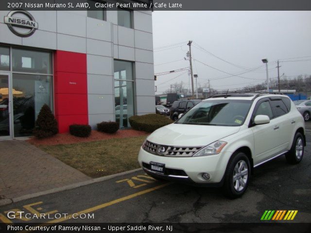 2007 Nissan Murano SL AWD in Glacier Pearl White