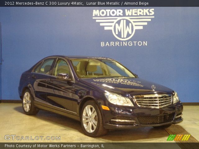 2012 Mercedes-Benz C 300 Luxury 4Matic in Lunar Blue Metallic