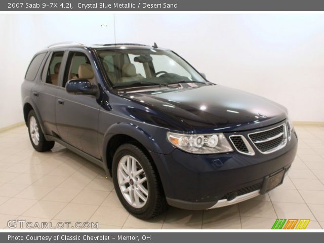 2007 Saab 9-7X 4.2i in Crystal Blue Metallic