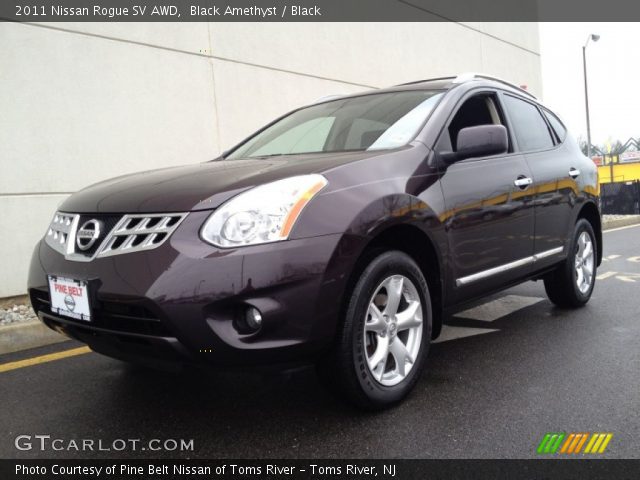 2011 Nissan Rogue SV AWD in Black Amethyst