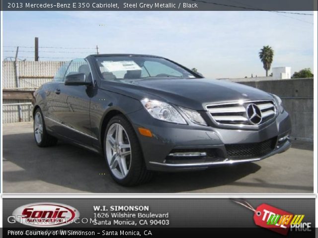 2013 Mercedes-Benz E 350 Cabriolet in Steel Grey Metallic