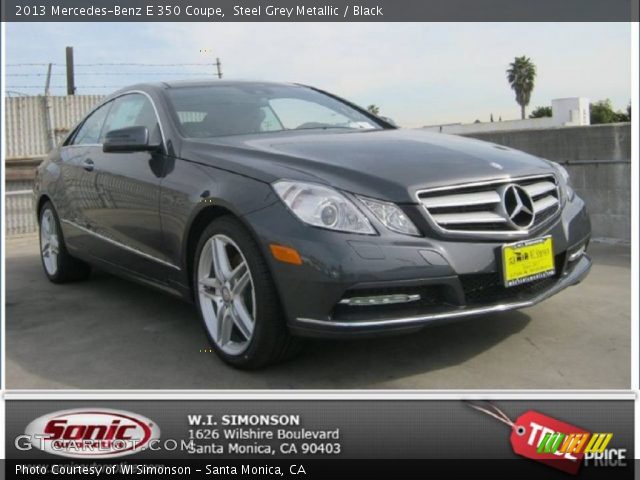 2013 Mercedes-Benz E 350 Coupe in Steel Grey Metallic