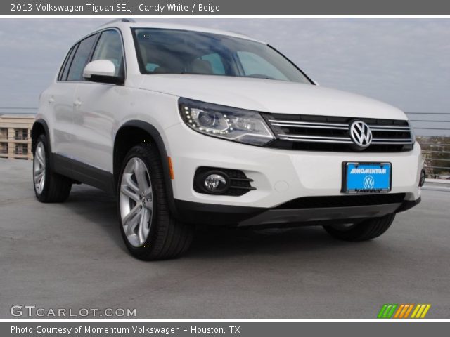 2013 Volkswagen Tiguan SEL in Candy White