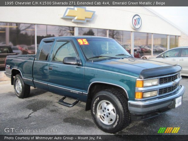 1995 Chevrolet C/K K1500 Silverado Z71 Extended Cab 4x4 in Emerald Green Metallic