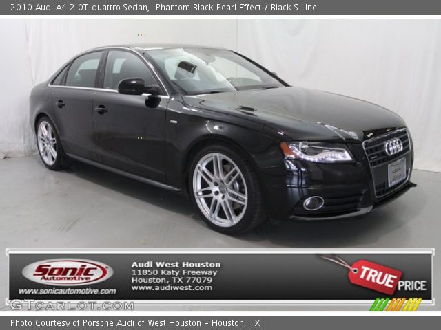 2010 Audi A4 2.0T quattro Sedan in Phantom Black Pearl Effect