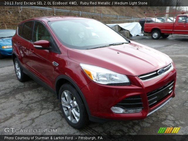 2013 Ford Escape SEL 2.0L EcoBoost 4WD in Ruby Red Metallic