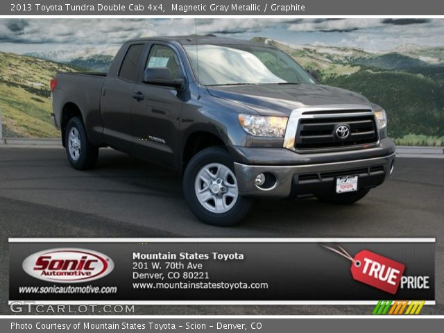 2013 Toyota Tundra Double Cab 4x4 in Magnetic Gray Metallic