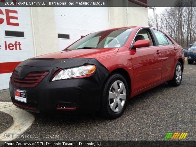 2008 Toyota Camry LE in Barcelona Red Metallic
