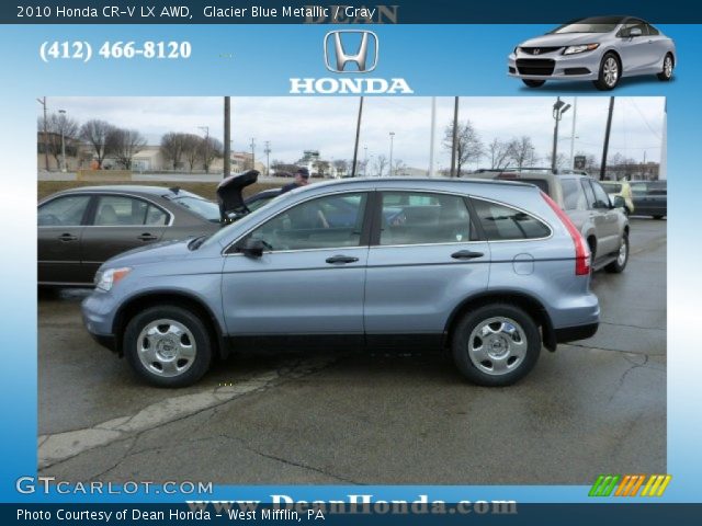 2010 Honda CR-V LX AWD in Glacier Blue Metallic