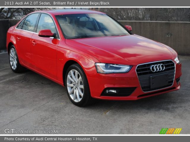 2013 Audi A4 2.0T Sedan in Brilliant Red