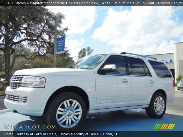2013 Lincoln Navigator Monochrome Limited Edition 4x2 in White Platinum Metallic Tri-Coat