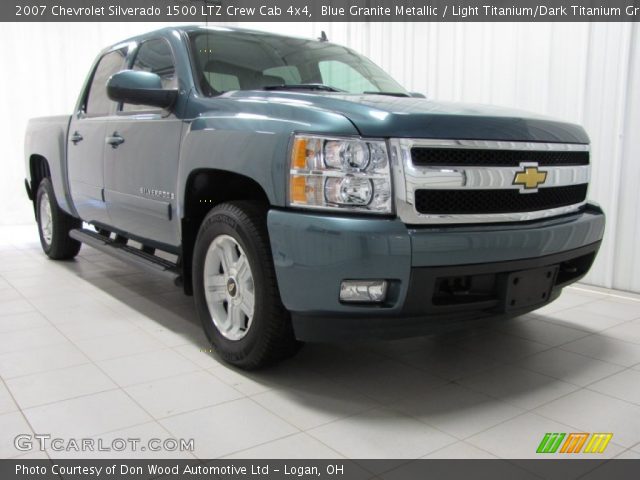 2007 Chevrolet Silverado 1500 LTZ Crew Cab 4x4 in Blue Granite Metallic