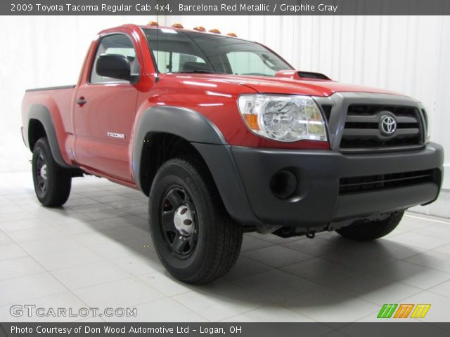 2009 Toyota Tacoma Regular Cab 4x4 in Barcelona Red Metallic