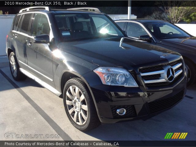 2010 Mercedes-Benz GLK 350 in Black