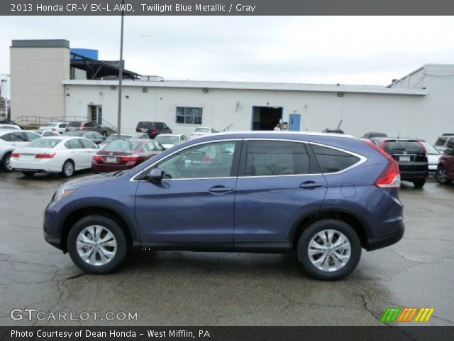 2013 Honda CR-V EX-L AWD in Twilight Blue Metallic
