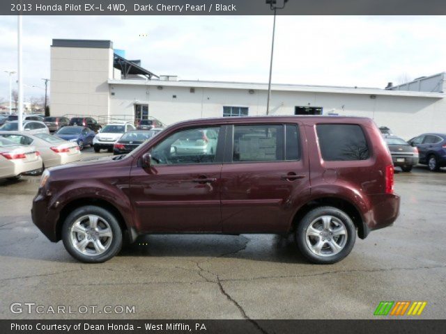 2013 Honda Pilot EX-L 4WD in Dark Cherry Pearl