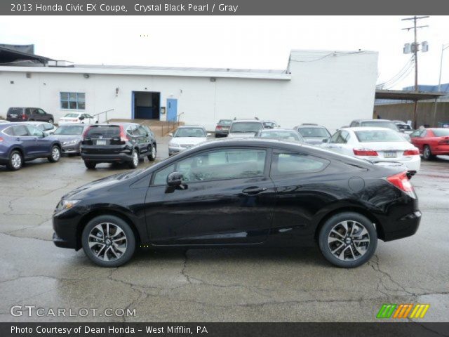 2013 Honda Civic EX Coupe in Crystal Black Pearl