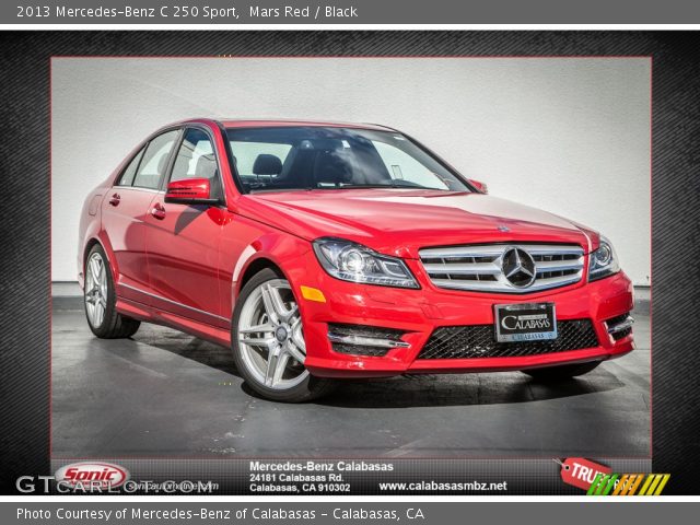 2013 Mercedes-Benz C 250 Sport in Mars Red