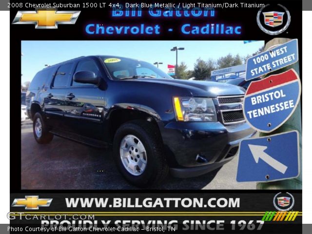 2008 Chevrolet Suburban 1500 LT 4x4 in Dark Blue Metallic