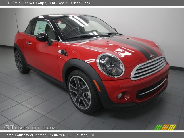 2013 Mini Cooper Coupe in Chili Red
