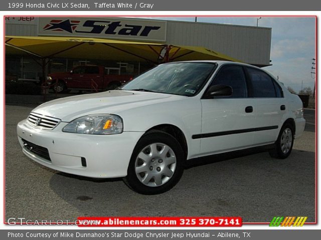 1999 Honda Civic LX Sedan in Taffeta White