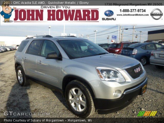 2011 GMC Acadia SLE AWD in Quicksilver Metallic