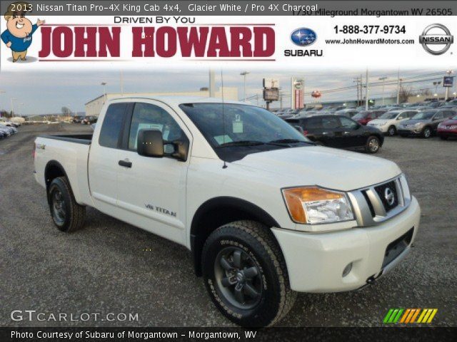 2013 Nissan Titan Pro-4X King Cab 4x4 in Glacier White