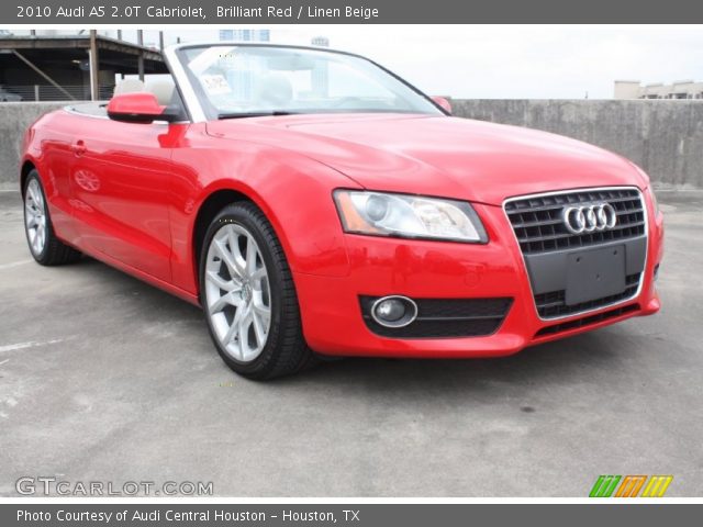 2010 Audi A5 2.0T Cabriolet in Brilliant Red