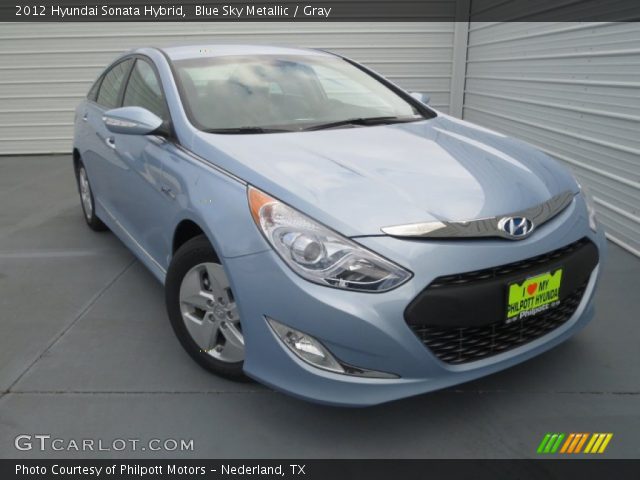 2012 Hyundai Sonata Hybrid in Blue Sky Metallic