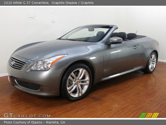 2010 Infiniti G 37 Convertible in Graphite Shadow