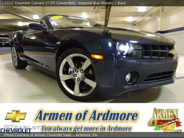 2012 Chevrolet Camaro LT/RS Convertible in Imperial Blue Metallic