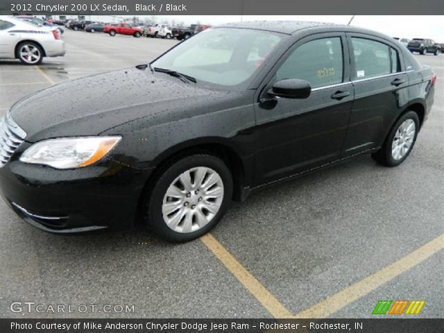 2012 Chrysler 200 LX Sedan in Black