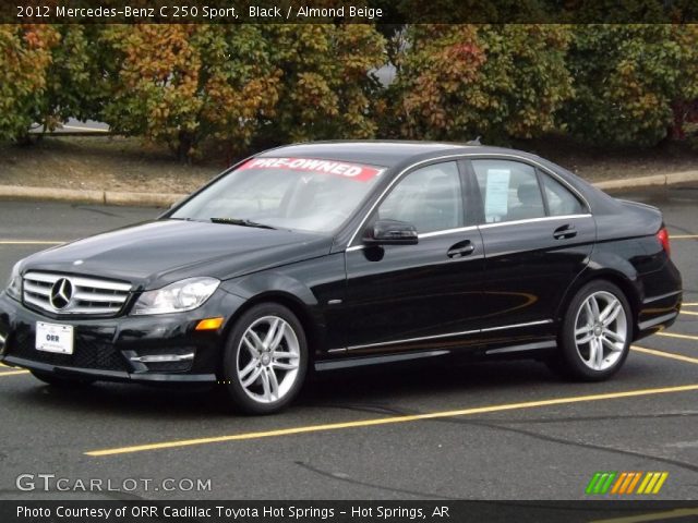 2012 Mercedes-Benz C 250 Sport in Black