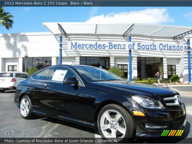 2013 Mercedes-Benz C 250 Coupe in Black