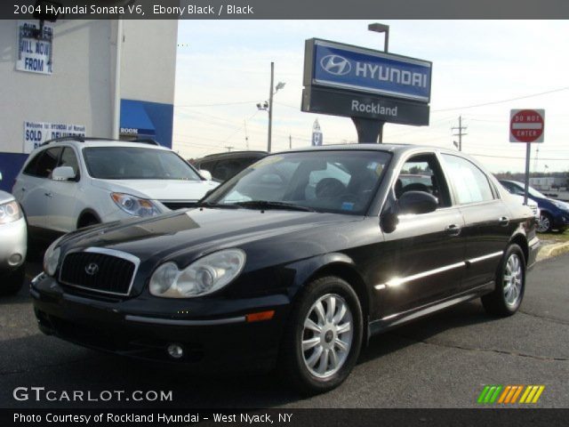 2004 Hyundai Sonata V6 in Ebony Black