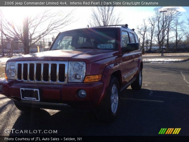 2006 Jeep Commander Limited 4x4 in Inferno Red Pearl