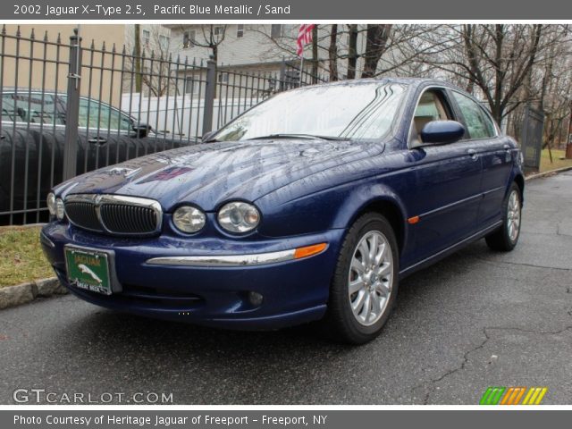 2002 Jaguar X-Type 2.5 in Pacific Blue Metallic